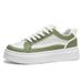 Men's Shoes Summer Breathable Trend Versatile Casual White Board Shoes Youth Non-slip Sports Thick-soled Cloth Shoes White Shoes_vogvips.com