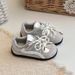 2026 New Spring Sports For Children, Girls' Fashionable Versatile Casual Running Shoes, Simple Dad Shoes_vogvips.com