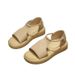 Women's Flat Sandals 2026 New Summer Style For Outdoor Wear, Versatile With Skirts, Retro Open-toe Thick-soled Casual_vogvips.com