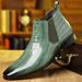 British Style Short Cowboy Martin Men Summer Gentleman Leather Boots_vogvips.com