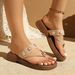 Plus Size Flip-flops Women's Outdoor Summer New European And American Style Open Toe Thick Sole Ladies Sandals_vogvips.com