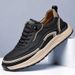 Summer New Men's Leather Breathable Lightweight Thin Slip-On Trendy Casual Sports Shoes_vogvips.com