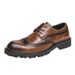Euro Step Men's 2025 Spring Autumn Formal Business Brogue British Style Leather Shoes_vogvips.com