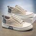 Men's spring new breathable versatile canvas shoes men's soft sole casual Korean style sports trendy fashion skateboard shoes_vogvips.com