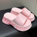 Women's Platform Sandals, 2025 New Summer Style, Non Slip, Height Increasing, Trendy, High End Sandals For Home And Outdoor Wear._vogvips.com