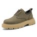 European Warm Series Work 2025 Autumn New Outdoor Casual Low-top Martin Yellow Boots Thick-soled Height-increasing Lightweight Men's Shoes_vogvips.com