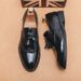 Men's Casual Flat Tassel Leather Large Size 48 Nightclub Hairstylist 47 Driving Shoes_vogvips.com