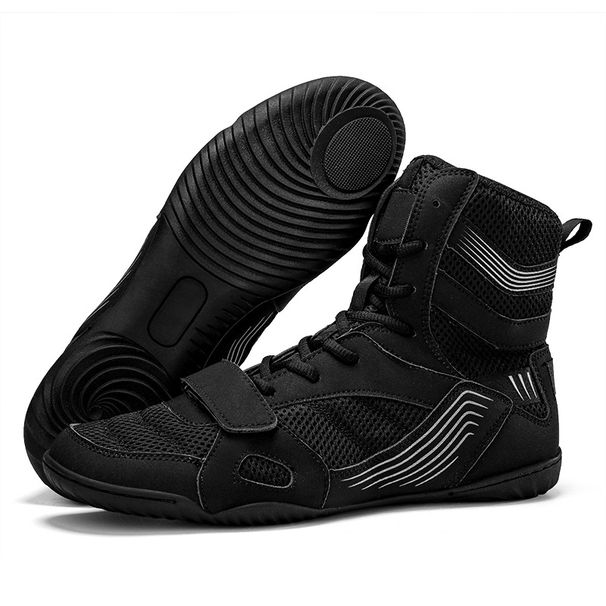 New Boxing Shoes Men's Fighting Training Shoes Wrestling Shoes Men's And Women's Boxing Match Shoes_vogvips.com