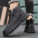 European Warm Series Men's Martin Boots New Autumn Winter Casual British Style Leather Waterproof Thick Sole Wear-resistant High-top Outdoor_vogvips.com