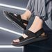 Men's One-sided Slippers, New EVA Men, Thick Soles For Home Use, And Cool Slippers With A Feeling Of Stepping On Feces._vogvips.com