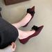 Butterfly Knot Shoe Fairy Flat Shoes, Autumn 2025 New Fashion Pointed Shallow Mouth Single Shoe, Gentle Evening Style_vogvips.com