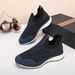 Sports Shoes Men's Fly Woven Mesh Breathable Contrasting Color Fashion Trend Casual Shoes Running Shoes_vogvips.com