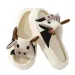 Casual Shoes Women Milk Cow Linen Slippers Four Seasons Men Indoor Sandals Adults Cartoon Slides Couples Cute Breathable_vogvips.com