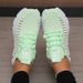 Women' Sneaker Knitted Meh Breathable Fahionable Lightweight Soft Lace Up Flexible Trendy Exercie Walking Flat_vogvips.com