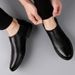 Men's Head Layer Foot Cover Single Shoes Loafers Men's Shallow Mouth Casual Single Shoes Lazy Shoes_vogvips.com