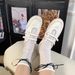 Cowhide Version Velcro Casual Sports Shoes For Women All Match Ballet Style Mary Jane Genuine Leather Red Flat Shoes Trendy_vogvips.com