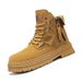 2025 Autumn Winter New Trendy Brand Ins Martin British Style Yellow Leather Boots Men's Work High Top_vogvips.com