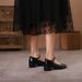 New Soft Genuine Non-slip Shoes Mothers, Women's Work Slip-on Single Soft-soled Leather Shoes, Comfortable For_vogvips.com