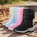 Plus Women's 2025 Winter Outdoor Leather And Fur Integrated Snow Boots 41 Cotton Shoes Women Size 42_vogvips.com