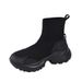 Sweet Cool Sports Style Super Comfortable ~ Autumn Winter New Slip-On Thick-Soled Short For Women Slim Elastic Sock_vogvips.com