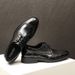 Euro Step Men's Business Formal Brogue British Style Leather Height Increasing Wedding Groom Shoes Breathable Non-Slip_vogvips.com