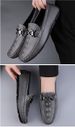 Euro Step Crocodile Men's Autumn Trend Breathable Non-Slip Genuine Leather Sole Soft Surface Casual Loafers_vogvips.com