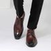 Dress Leather Shoes Men's Pointed Head Lace-up Men's Wedding Leather Shoes Men's Shoes_vogvips.com