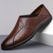 Suitable For All Seasons Men's Summer Genuine Leather Breathable Business Formal Shoes 2024 New Casual Soft Sole Loafers_vogvips.com