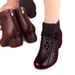 Hollow Hole Hole Round Head Soft Bottom Casual Cool Boots Versatile Mother Print Breathable Women's Cool Short Boots_vogvips.com
