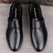 Business Formal Men's 2025 Spring And Autumn New Trendy Fashion Breathable Soft Sole British Korean Style Casual Leather_vogvips.com