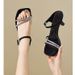 Fashionable Elegant One-strap 2026 Summer New Fashion Sandals, Stunning And Gentle Style, Stiletto High Heels_vogvips.com