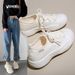 Little White Shoes Female Internet Celebrity Street Shot Casual Shoes Versatile Breathable Fashion Flat Shoes_vogvips.com