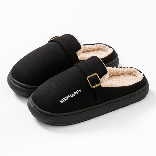 Women's Shoes Retro Cotton Slippers For Men And Women For Winter Indoor Warm Cotton Slippers For Women To Wear Outside With Velvet And Thickening_vogvips.com