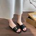 French-Style Exquisite Flat Sandals For Women, Summer Outdoor Wear, 2026 New Fairy-Style Versatile Soft-Soled Slip-Ons_vogvips.com