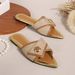 Women's Shoes Summer New Pointed Open Toe Color Matching Southeast Asia Middle East Huidong Shoes_vogvips.com