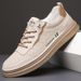 New Summer Sandals: Hollow Breathable Sandals, White Casual Genuine Leather Sneakers, Men's Single Shoes, Wholesale And_vogvips.com