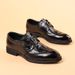 New formal leather shoes men's leather business casual men's shoes_vogvips.com