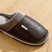 Men's Big Size Winter Slippers Indoor PU Leather Home Waterproof Fluffy Casual Slides Men Bedroom Comfy Shoes Houseshoes_vogvips.com