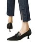 Square Toe Slim Heel Shallow Mouth Soft Sheepskin Women's Single 2025 New Style French Minimalist Temperament High-end_vogvips.com