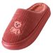 Women's Cotton Autumn And Winter, Home Use, Thick Sole, Non-Slip, Odor-Free, Couples' Fleece-Lined Winter Warm Slippers_vogvips.com