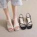 2026 New Summer French-style Niche Design Low-heeled Sandals Women, Fashionable Office Shoes For Women To Pair With_vogvips.com