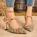 Cross-border Foreign Trade High-end Wedding Party Women's Shoes, Summer Lace Stiletto Sandals, Rhinestone High-heeled_vogvips.com