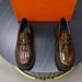 Luxury Men's Genuine Leather Thick-Soled Loafers Open Edge Beaded Cowhide Glossy Lightweight Wear-Resistant Business_vogvips.com