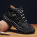 Men's Cotton Shoes Winter Fleece-Lined Warm Soft-Soled Lace-Up Men's Work Boots Fashionable Versatile Non-Slip Boots_vogvips.com