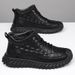 European Warm Series Martin 2025 New Fashion Leather British Style Mid-top Trendy Boots Men's Shoes_vogvips.com