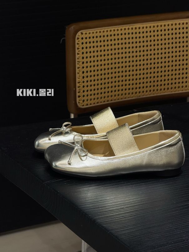Minimalist Bowknot Strap Mary Jane For Women 2025 New Genuine Versatile Soft Leather Ballet Shoes_vogvips.com