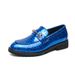 TerraStride Large British Patent Leather Smooth Pointed Toe Men's Shoes Size 38-46 New Height-Increasing Loafers For Men_vogvips.com