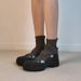 2025 Autumn New Korean Style Niche Ballet Color Block Stretch For Women Thick Sole Casual Slimming Sock Boots_vogvips.com