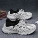 Men’s Shoes 2026 New Summer Breathable Flyknit Mesh Sneakers Men’s Casual Travel Hiking Chunky-Soled Dad Shoes_vogvips.com