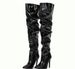 2020 New Women's Shoes Pointed Toe Patent Leather High Stiletto Heel Long Boots Women Yxb2443-1_vogvips.com